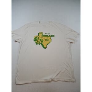 Midland Standard Official Cream Tshirt Sz XXL Graphic I Saw Midland @ Billy Bob
